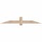 Ekena Millwork Eugene Smooth Timber Gable Bracket, Douglas Fir, 72"W x 12"H x 1 1/2"D x 5 1/2"F, 4/12 Pitch GBW072X12X0206EUG00SDF - alternate 1